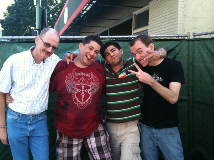 The Queer Networks crew - Jim - Michael - Mike - David