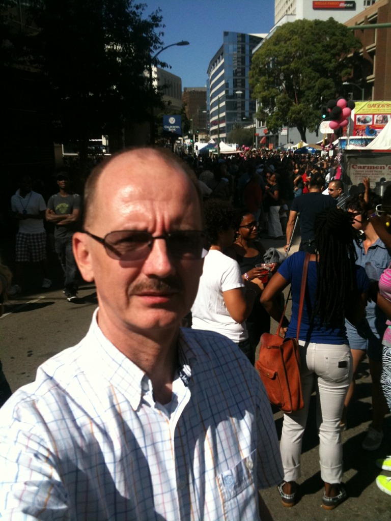 Me in the crowd, Oakland Pride 2010